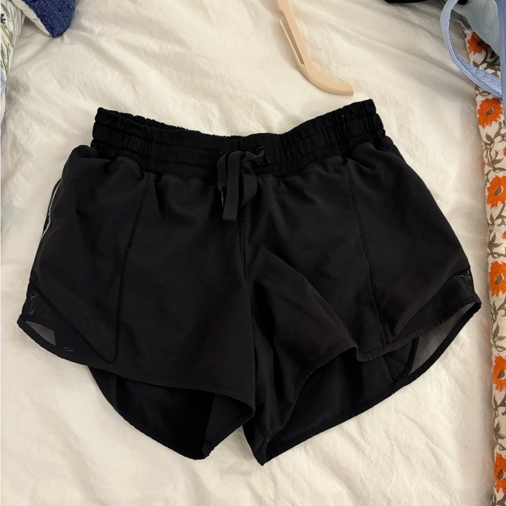 Lululemon black shorts 2.5inch inseam size 4